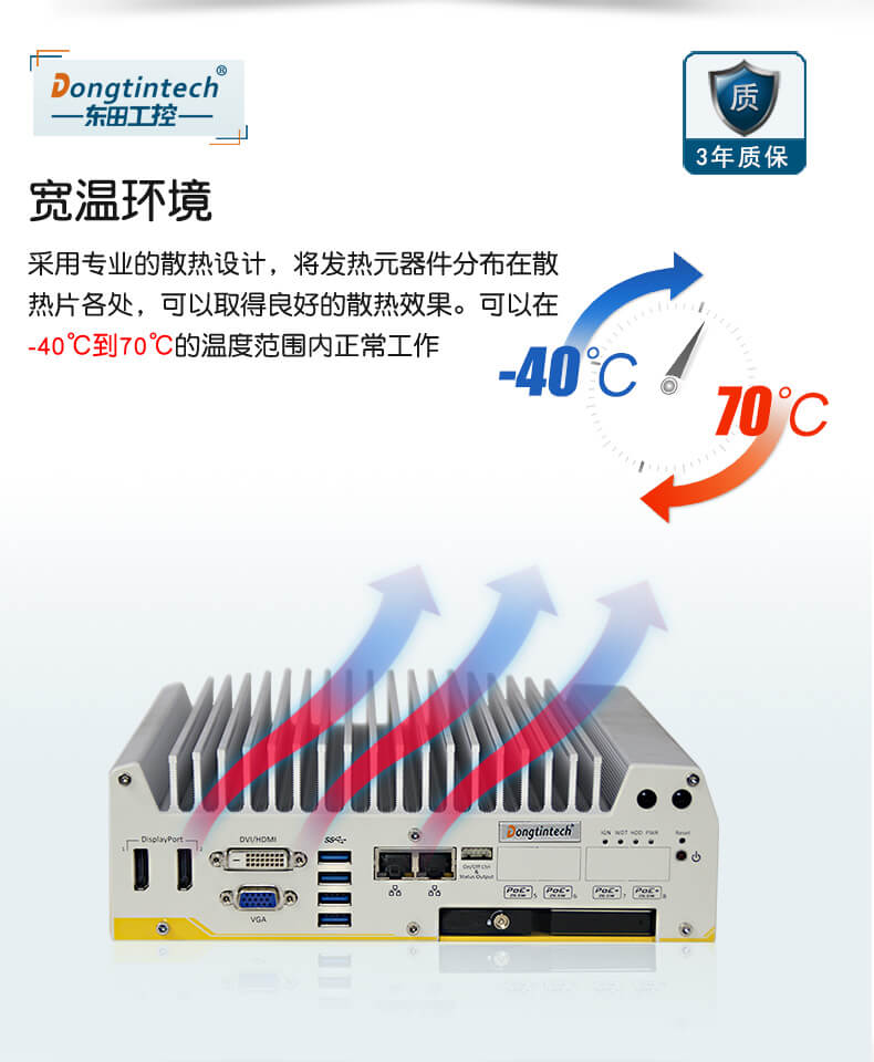 車載工控電腦,東田無風扇工控機