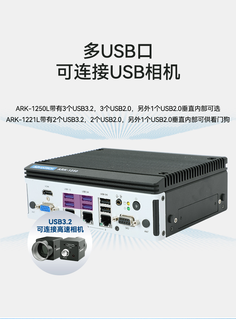 研華工控機,嵌入式工控電腦,深度學(xué)習(xí)主機廠家,ARK-1221L.jpg