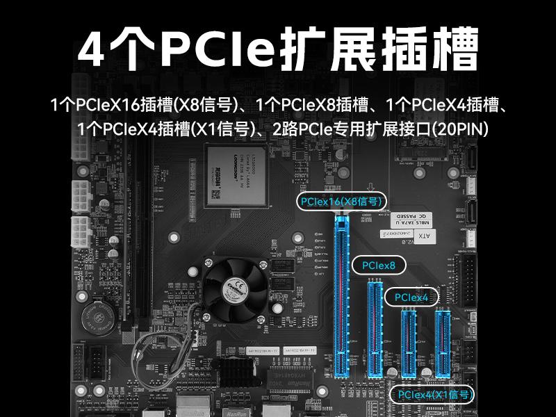 國(guó)產(chǎn)化機(jī)架式工控機(jī),龍芯cpu工控主機(jī)電腦,DT-610L-N3A6KMB